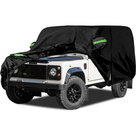 Housse de Voiture imperméable pour Land Rover Defender 110 1990-2016  housse pour voiture complète, bache voiture exterieur, housse extérieure hiver été pour soleil, neige, pluie,1990-2016,Defender 11 (1/5)