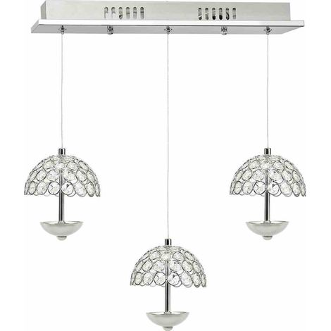Lampada a sospensione in cristallo 15W LED VENUS ML315 Milagro (1/5)