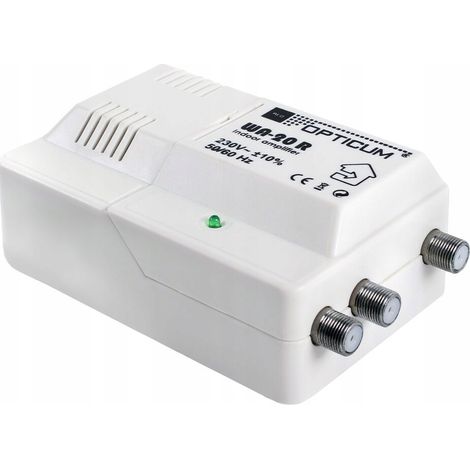 Amplificatore di segnale Opticum wa-20r guadagno 26 dB splitter integrato (1/3)