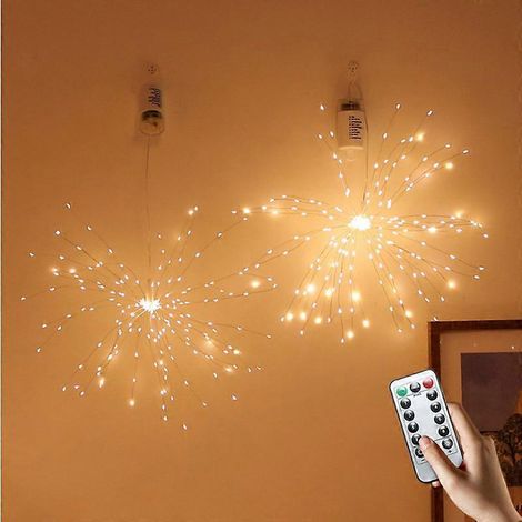 EVAGO Solarenergie-Feuerwerkslichter, dekorative Gartenbeleuchtung für die Weihnachtsdekoration im Freien, Partys (1/3)