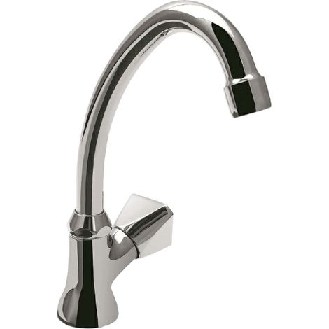 tecuro Stand-Schwenkventil - Auslaufventil mit HU-Rohrauslauf 130 mm Küche/Keller (1/3)