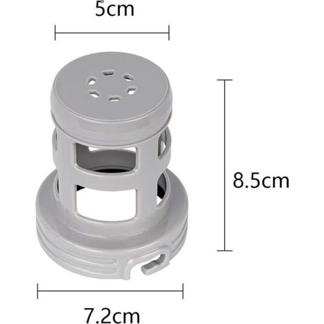 Filtre Spa - Cartouche À 120 Plis - Adaptateur Base À Visser 7,5 Cm - Pour Spa Gonflable MSPA Tous Modèles - Lot De 6 (1/4)