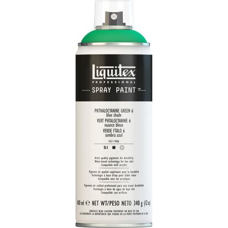 Peinture Acrylique Aérosol - LIQUITEX - 400 ML - Vert Phtalocyanine - Professionnel - Mixte