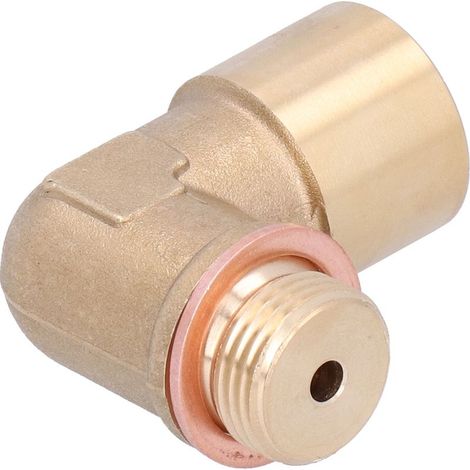 Rallonge de sonde lambda coudée à 90° M18x1,5, adaptateur d'entretoise en laiton universel pour voiture (1/5)