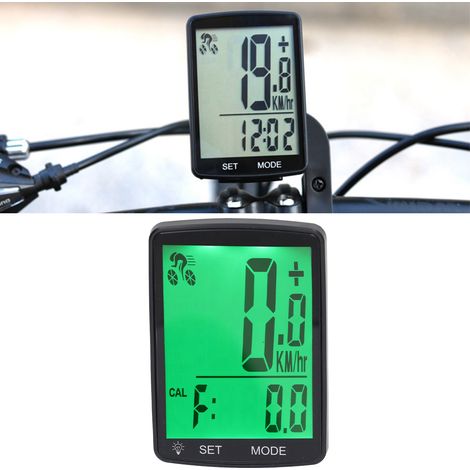 Der YA100-A ist ein Fahrradcomputer mit Geschwindigkeits- und Trittfrequenzsensoren, einem großen 2,8-Zoll-Display, englischer Anzeige und ultraheller LED-Hintergrundbeleuchtung. Er eignet sich für Re (1/5)