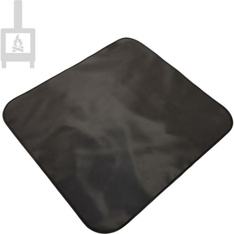 Tapis Ignifuge en Silicone Résistant à 800°C - Protection Pliable pour Sol sous Foyers/Braséros (100x100cm) (1/4)