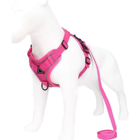 Gilet pour animaux avec bande réfléchissante, sac de transport élégant et léger, cadeau d'anniversaire, taille XL, rouge. (1/5)