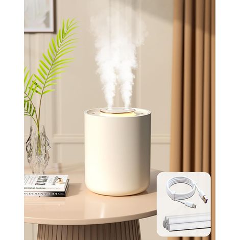 Umidificatore per cameretta con luce notturna, umidificatore per piante ricaricabile da 1500 ml, 3 modalità di nebulizzazione, ultra silenzioso (1/4)