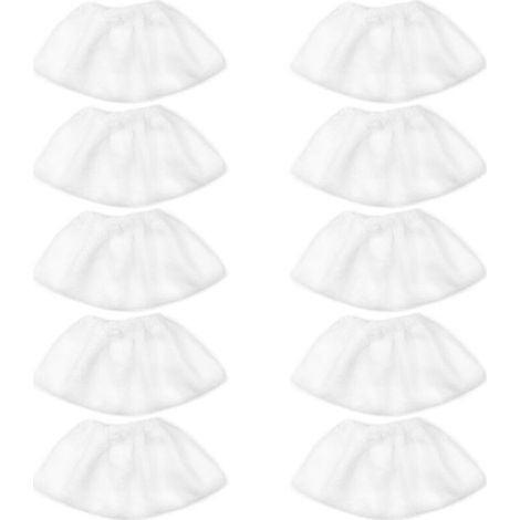 Chiffons microfibre pour vitres – Lot de 10 accessoires compatibles Kärcher EasyFix SC2, SC3, SC4 – Nettoyage sans traces