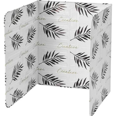 Spritzschutzfolie für Herd, Bratpfanne, Ölwanne, Alufolie, Displayschutzfolie 84,5 x 32,5 cm, Foliage-RAPANDA