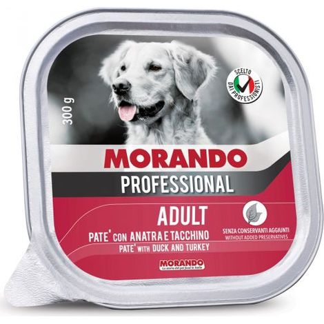 CIBO CANE MORANDO VSC 300 G PATE ANATRA TACCH