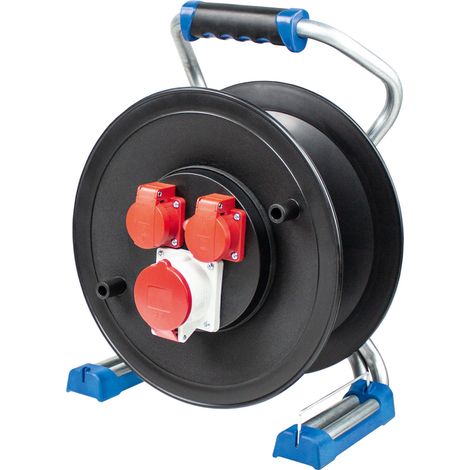 CEE Kunststoff-Leertrommel Ø285mm für ca. 25m Kabel IP44