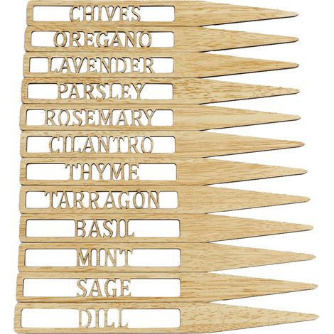 12 étiquettes réutilisables pour décorer vos marqueurs de jardin (1/5)