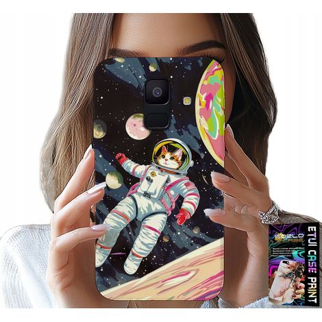 Custodia per Samsung A6 2018 - Cat Astronauta CAT Space Housing Case (1/5)