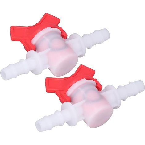 Valve d'arrêt d'eau, conception standard. Valve de commande dans un tube de régulation de débit de 10 mm (1/5)