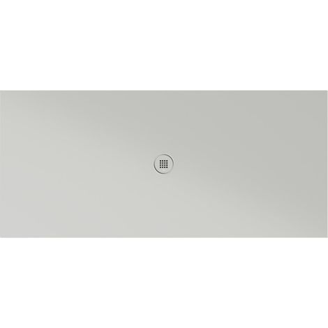 Receveur de douche rectangulaire en céramique 200x90x2cm, cenere mat