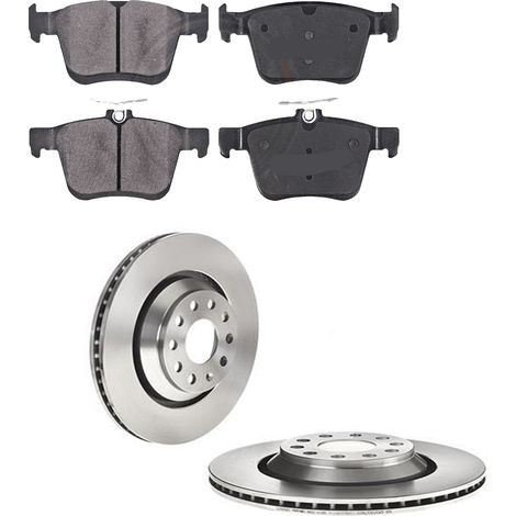KIT FRENI POSTERIORI compatibile con VW GOLF VIII (CD1) - DISCHI + PASTIGLIE OEM: P 85 189 / 17729 , 18117 /SOSTITUZIONE DIRETTA/BASSA POLVERE/SILENZIOSO (1/5)