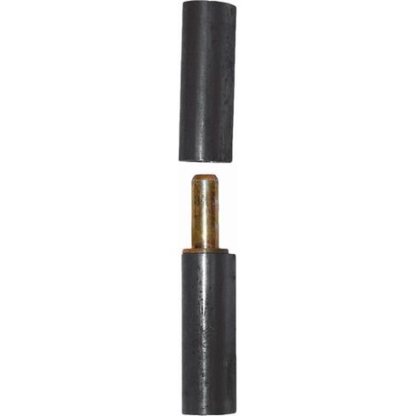 Deco Fer Forge – Gond de porte classique à souder – Acier – Axe Ø8mm – Hauteur 120mm – Fixation robuste pour ferronnerie