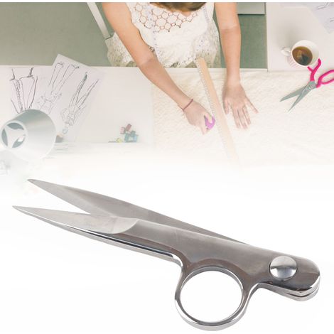 Mini-Fadenabschneider aus Edelstahl mit Schutzhülle – Kompakte Größe (12 cm) zum Nähen von Stoff und Garn (1/5)