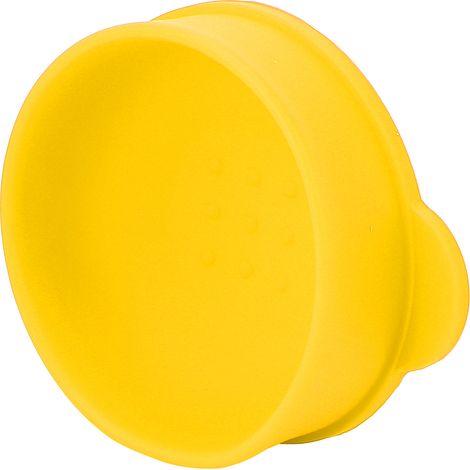 Pot de cire de remplacement jaune pour chauffe-cire, bol en silicone pour épilation, accessoire beauté durable. (1/5)