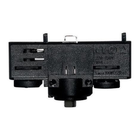 Conector para riel 3 enciendes Negro Miidex Lighting®