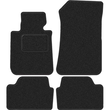 Alfombrillas de terciopelo para coche: BMW Serie 1 E87 hatchback (2004-2011) antracita (1/5)