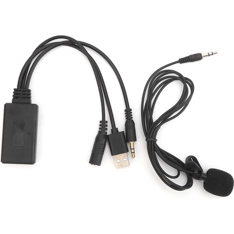 Kit Bluetooth Voiture AUXIN, Adaptateur Audio Sans Fil avec Micro Intégré, Appels Mains Libres Universel (1/5)