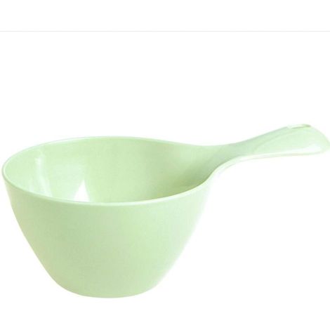 Louche en plastique louche Portable cuillère de bain avec poignée pour cuisine baignoire douche shampooing jardin (vert) (1/5)