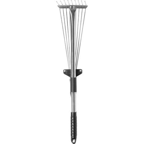 Râteau de Jardin Acier Inoxydable Outil Pratique pour Désherbage et Entretien Sols pour Jardinage et Durable (1/5)