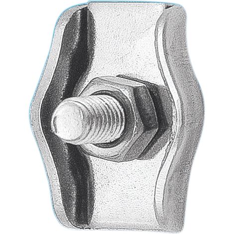 Clip per cavo oem marine simplex acciaio inox resistente alla corrosione 4mm (1/2)