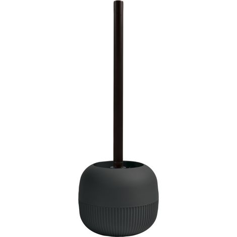 Brosse wc avec support GINO Noir MSV (1/3)