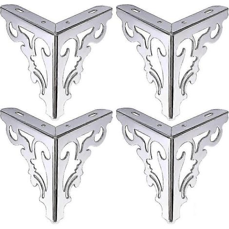 pieds de canapé/table/meuble modernes en métal/acier inoxydable (argent, 12 cm) (1/5)