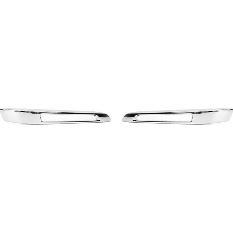 2x Garniture de Calandre de Feu Anti-Brouillard Chrome Moulure Couvercle de Remplacement pour Mercedes GLK X204 Standard Restylé 2013-2015 (1/5)