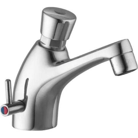 RUBINETTO MISCELATORE COLLO CIGNO TEMPORIZZATO 1/2   PORTA & BINI RUBINETTERIE SNC