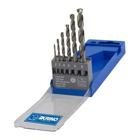 SERIE PUNTE 'RULLATE' PER FERRO KRINO 6 pezzi - 2-8 mm