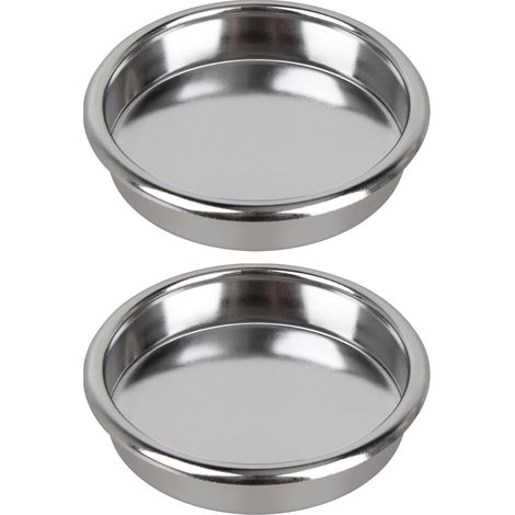 Panier filtrant, 2 Pièces, Filtre Aveugle Accessoires En Métal De 58mm De Machine à Café Expresso Percolateur Cafe Panier à Encastrer Arrière, pour une meilleure infusion et nettoyage (1/5)