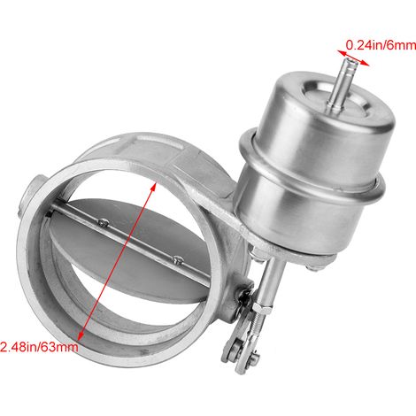 Das brandneue 63-mm-Normalerweise-offene Vakuumventil ist geeignet für BMW E30 325i 318i M3 EP-CUT63-OP. (1/5)