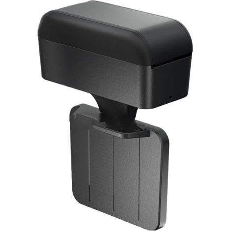 Organisateur Universel pour Accoudoir De Voiture Hauteur Réglable Repose Coude Rangement pour l'espace Entre L'accoudoir Et Le Siège Coussin D'Accoudoir Voiture(Black 1pc) (1/2)