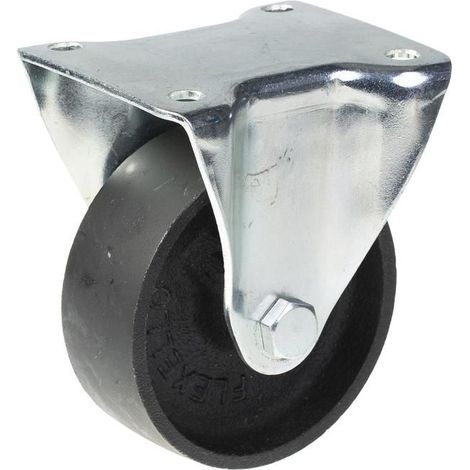 Rotella Fissa - PARNELLS - 75 mm - Metallo - Carico max 150 kg - Bassa resistenza al rotolamento