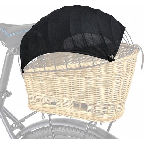 Toldo parasol para cesta de bicicleta para perros - Toldo parasol para cesta de bicicleta/cesta de compras para perros, accesorio para cesta de bicicleta para perros (1/5)