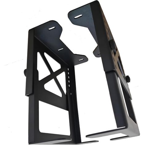 Tower Ständer aus Stahl unter dem Schreibtisch versteckte