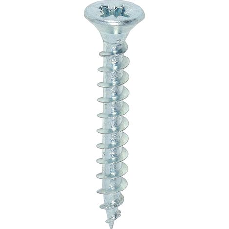 TIMCO Solo Countersunk Silver Woodscrews - 4.0 x 30