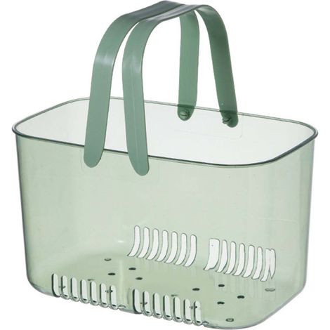Panier De Rangement En Plastique - 26 X 15 X 15 Cm - Pour Salle De Bain Cuisine Et Dortoir - 1 Pièce (1/5)