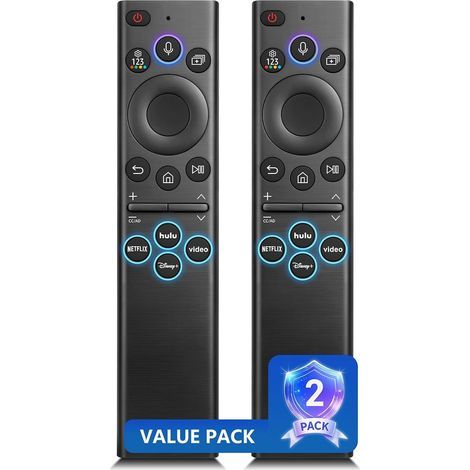 Telecomando universale di ricambio con comando vocale BN59-01385A per smart TV Samsung, compatibile con i televisori Samsung Frame Curved QLED Crystal UHD. (1/5)