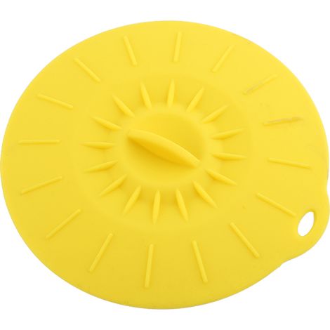 Ensemble de 5 couvercles à ventouse en silicone de tailles différentes pour bols, tasses et micro-ondes. Neufs. (1/5)