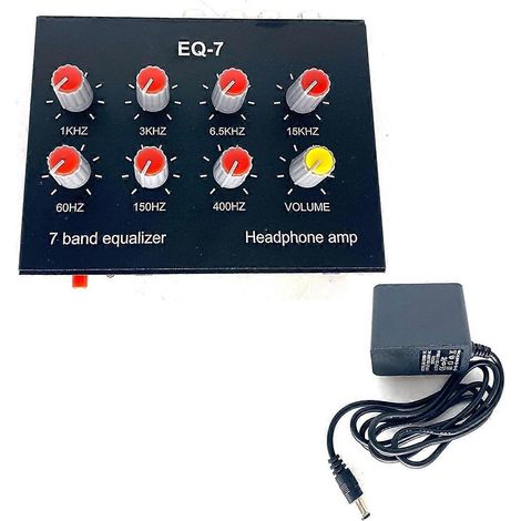 EQ-7 Audio-Signal-Headset-Verstärker, 7-Band-EQ-Equalizer, EU-Stecker (1/5)