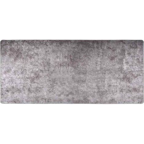 Maison Exclusive - Teppich Waschbar 80x300 cm Grau (1/5)