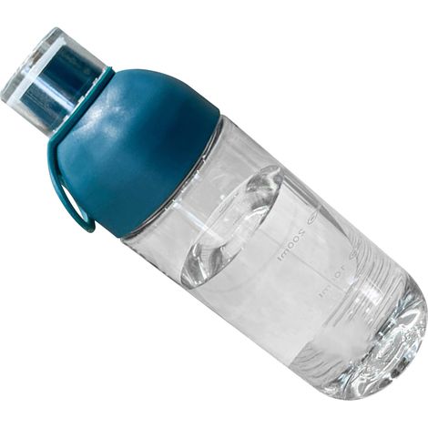 PC-Wasserbecher, hitzebeständig, tragbar, für Zuhause und unterwegs, mit Kalkfilter, blau (1/5)