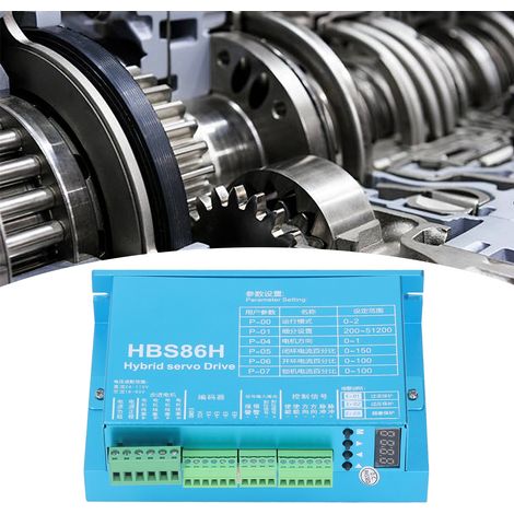 HBS86H : Contrôleur de moteur pas à pas en boucle fermée avec affichage numérique 86 points, 24-110 V CC / 18-80 V CA (1/5)