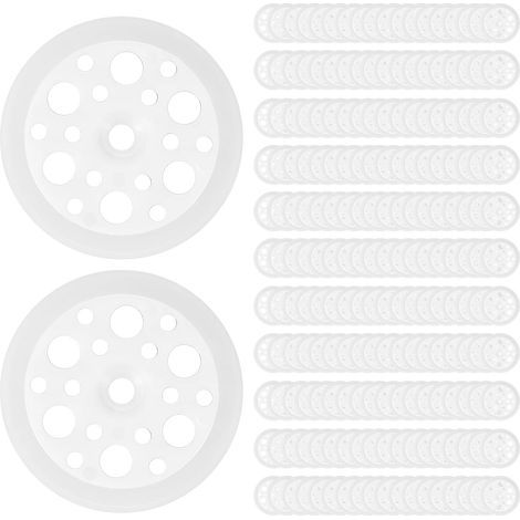 200 Rondelles d'isolation en Plastique 46mm pour Fixation Panneaux Isolants Mousse, Disques de Répartition de Charge PP Résistant à la Chaleur (1/5)